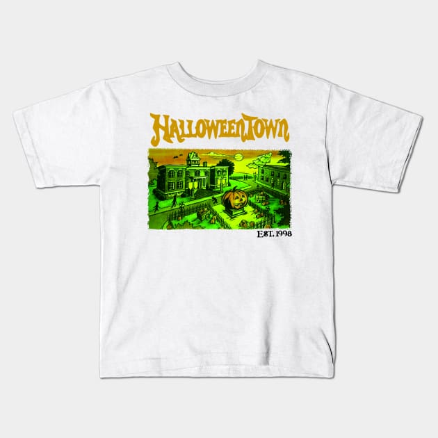 halloweentown 1998 disney halloween 2023 halloween party halloween town Kids T-Shirt by fanidi